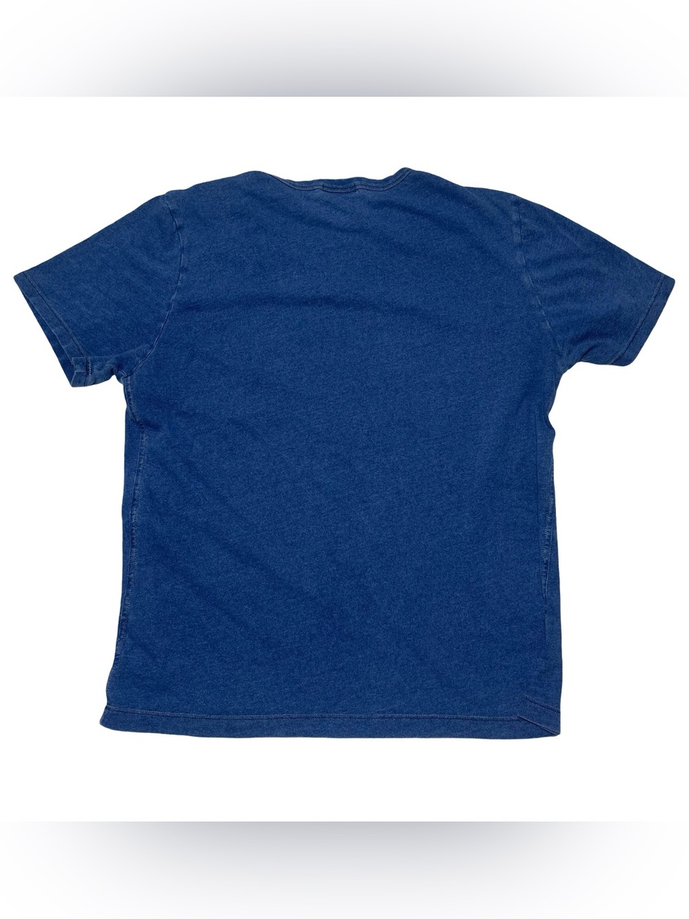 Buck Mason Indigo Blue Chambray Denim T Shirt Men’s Size Large - Picture 2 of 6